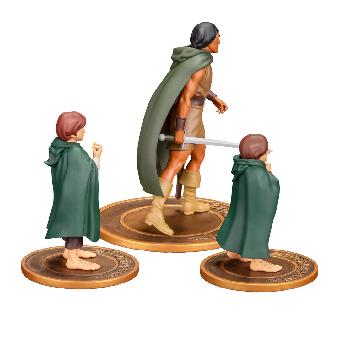 The Lord Of The Rings Animated Film Pvc Figure Set (Frodo Aragorn And Samwise) By Dark Horse -Dark Horse - India - www.superherotoystore.com