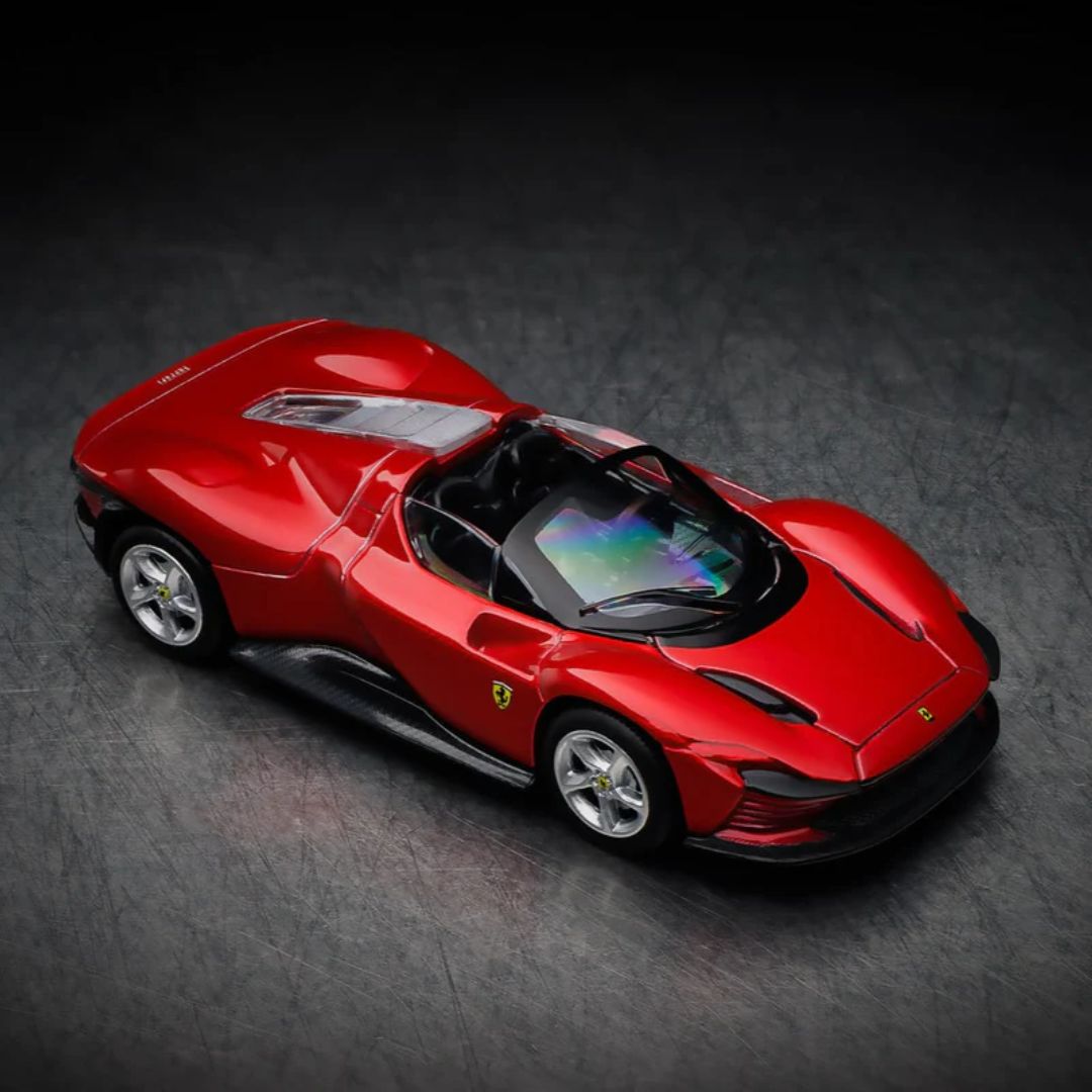 Red Race & Play Ferrari Daytona SP3 1:64 Scale Die-Cast Car By Bburago