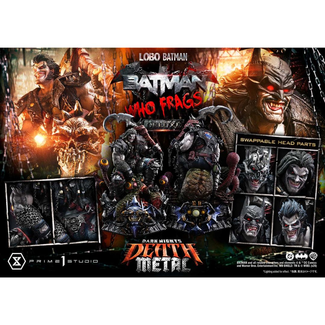 Dark Nights: Death Metal (Comics) Lobo Batman: Batman Who Frags Deluxe Statue By Prime1 Studios
