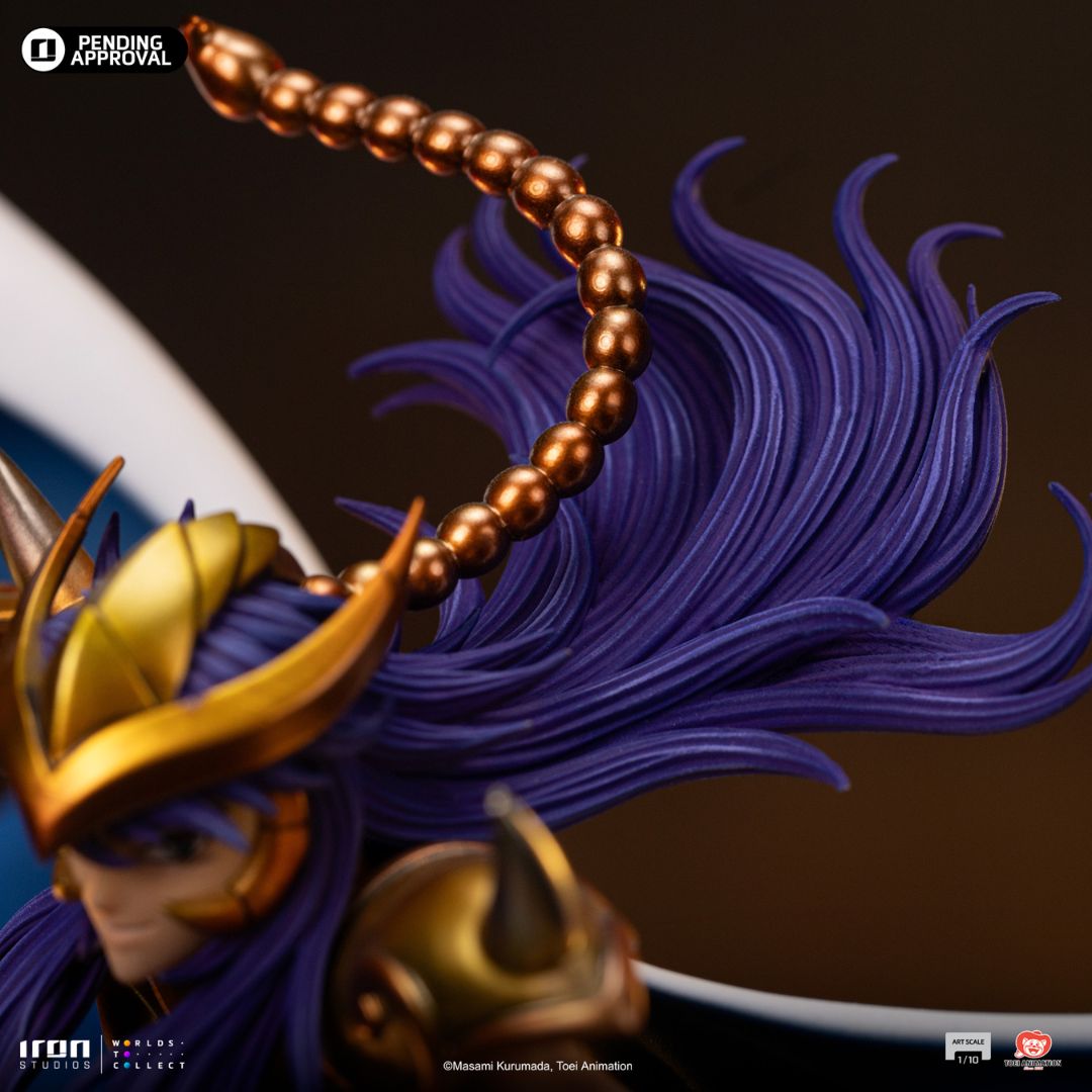 Scorpio Milo Saint Seiya Statue By Iron Studios -Iron Studios - India - www.superherotoystore.com