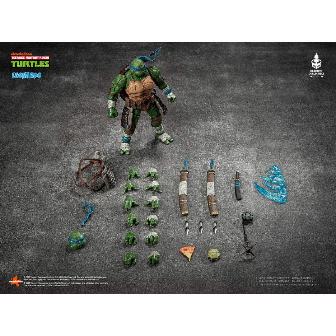 Teenage Mutant Ninja Turtles Leonardo Action Figure Standard Version By Heatboys