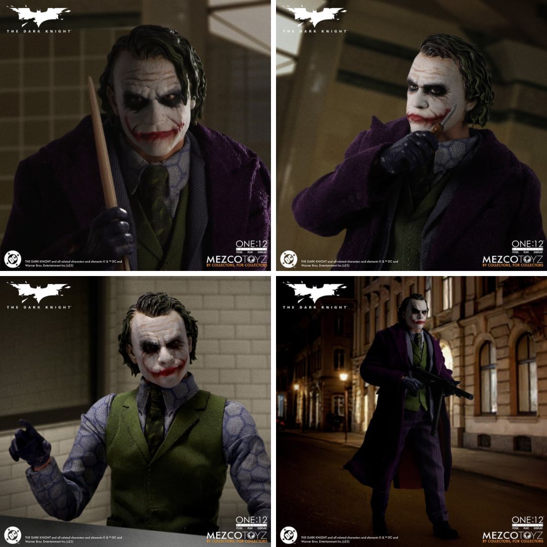 The Dark Knight Joker Figure By Mezco Toys -Mezco Toys - India - www.superherotoystore.com