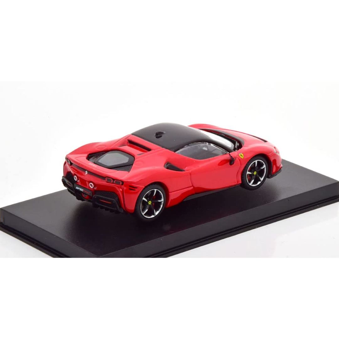 Red Ferrari SF90 Stradale 1:43 Scale Die-Cast car by Bburago -Bburago - India - www.superherotoystore.com