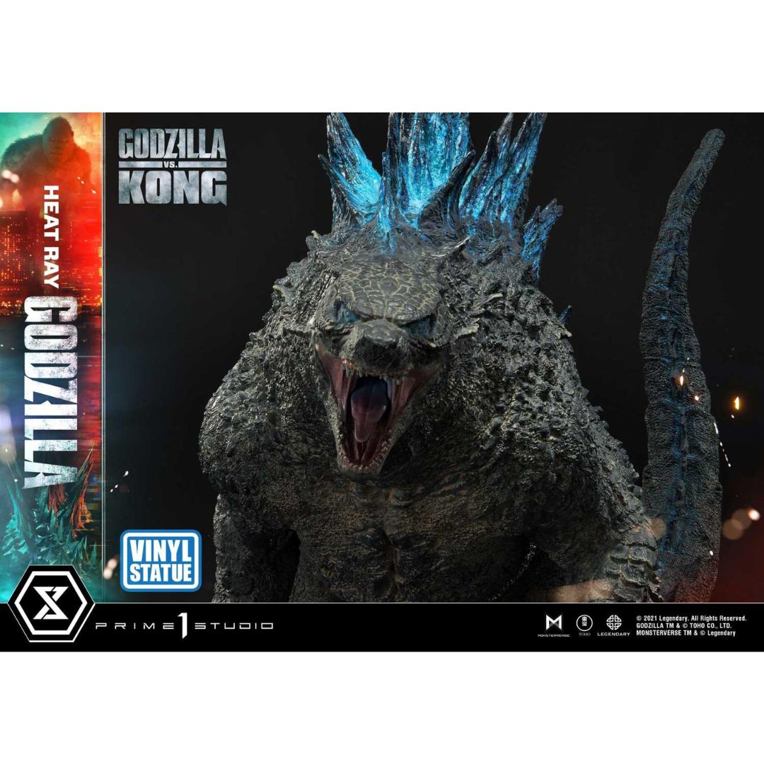 Godzilla Vs Kong Heat Ray Godzilla Vinyl Statue By Prime 1 Studios -Prime 1 Studio - India - www.superherotoystore.com