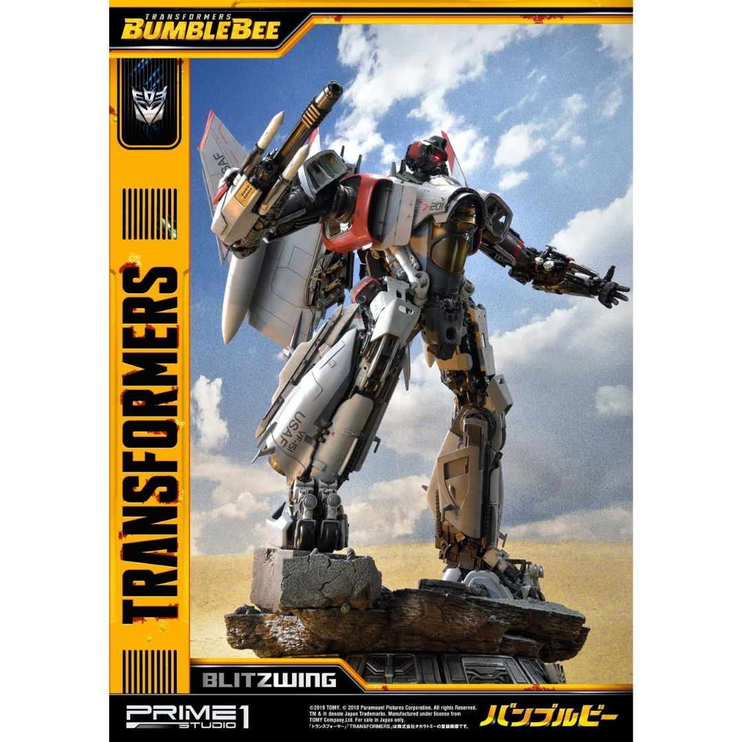 Transformers: Bumblebee (Film) Blitzwing Statue By Prime1 Studios -Prime 1 Studio - India - www.superherotoystore.com