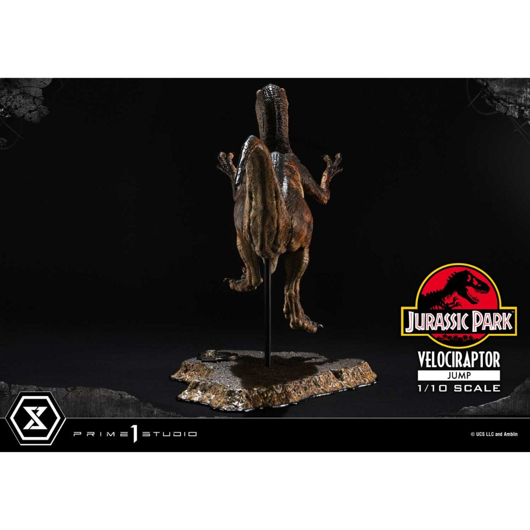 Jurassic Park (Film) Velociraptor Jump statue by Prime1 Studios -Prime 1 Studio - India - www.superherotoystore.com