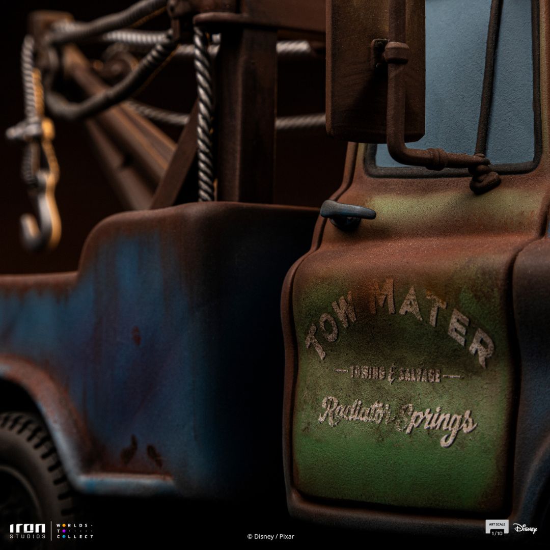 Tow Mater Art Statue By Iron Studios -Iron Studios - India - www.superherotoystore.com