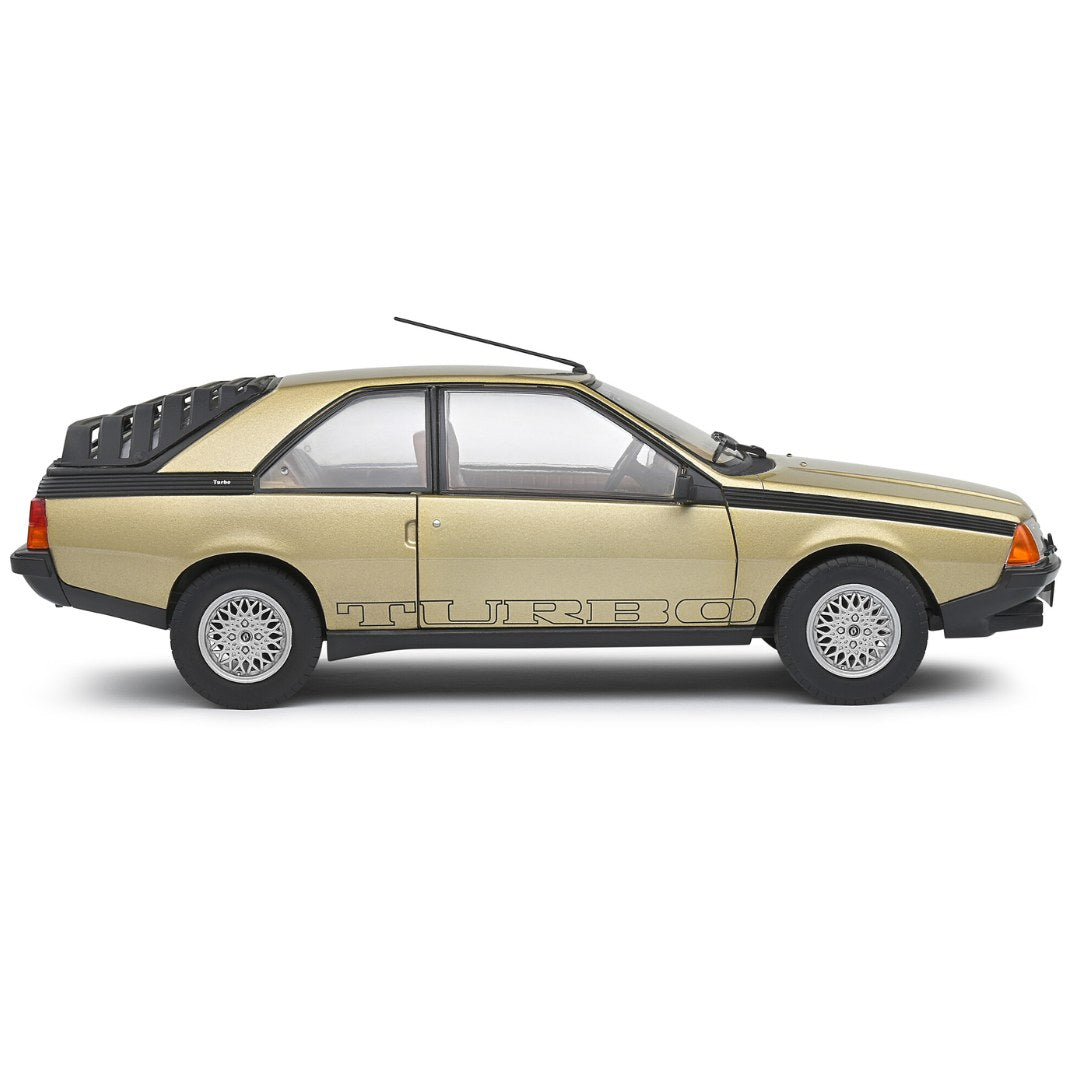 Light Brown RENAULT FUEGO TURBO SEPIA 1980 1:18 Scale die-cast car by Solido -Solido - India - www.superherotoystore.com