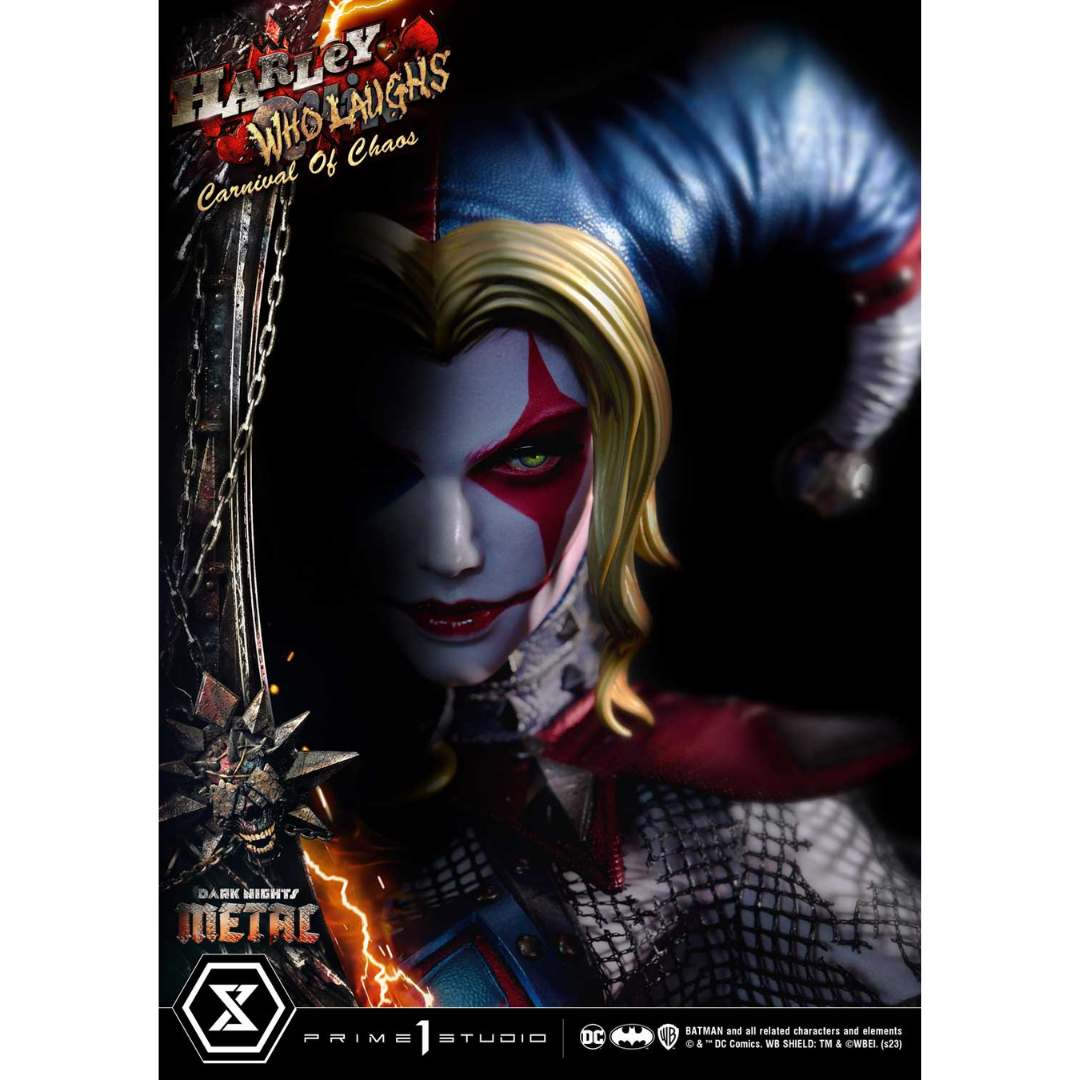 Dark Nights: Metal (Comics) Harley Quinn Who Laughs favorite Regular Version by Prime 1 Studio -Prime 1 Studio - India - www.superherotoystore.com