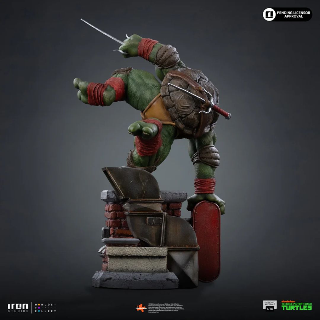 Teenage Mutant Ninja Turtles Raphael  Unleashed Statue By Iron Studios