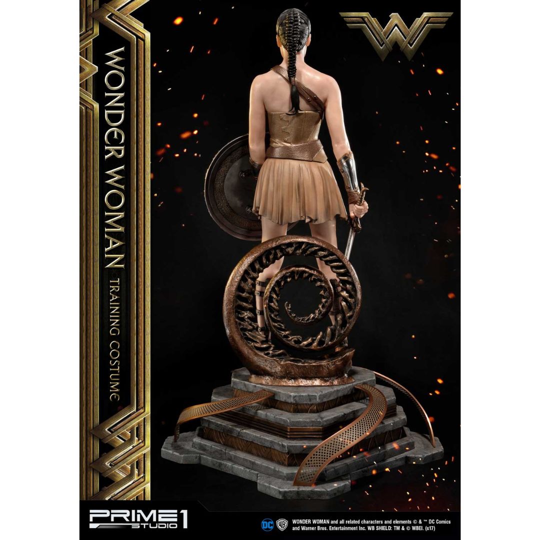 Wonder Woman (Film) Wonder Woman Training Costume Gold Version Statue By Prime1 Studios