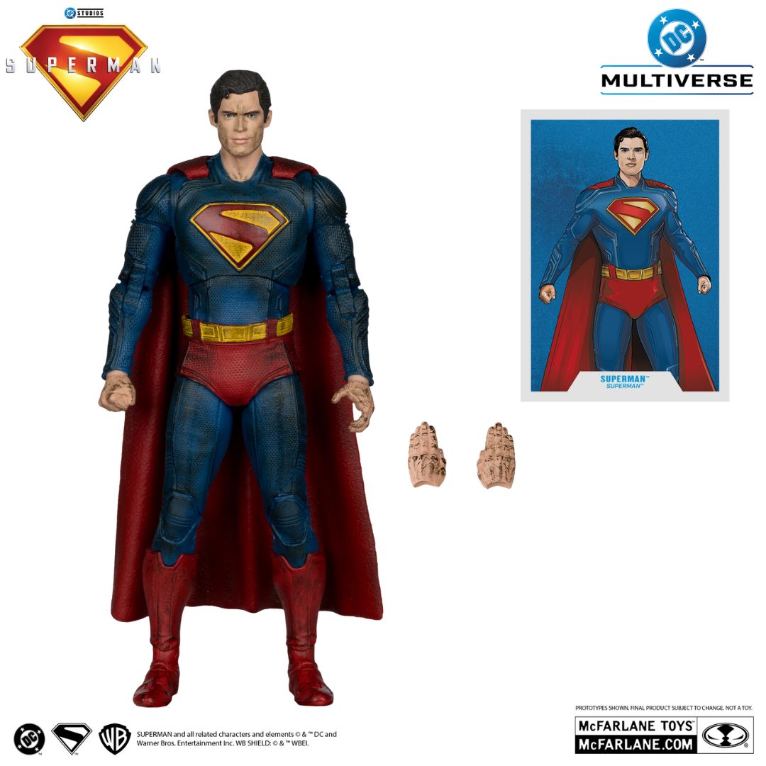 Superman Battle Damage Superman Movie Action Figure By Mcfarlane Toys -McFarlane Toys - India - www.superherotoystore.com