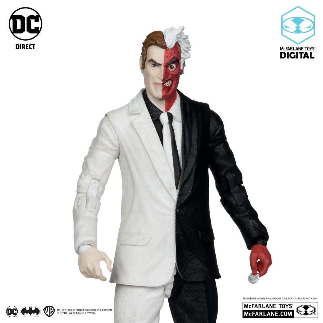 Two-Face (Silver Age) DC Mcfarlane Digital Action Figure By Mcfarlane Toys (Platinium Edition) -McFarlane Toys - India - www.superherotoystore.com