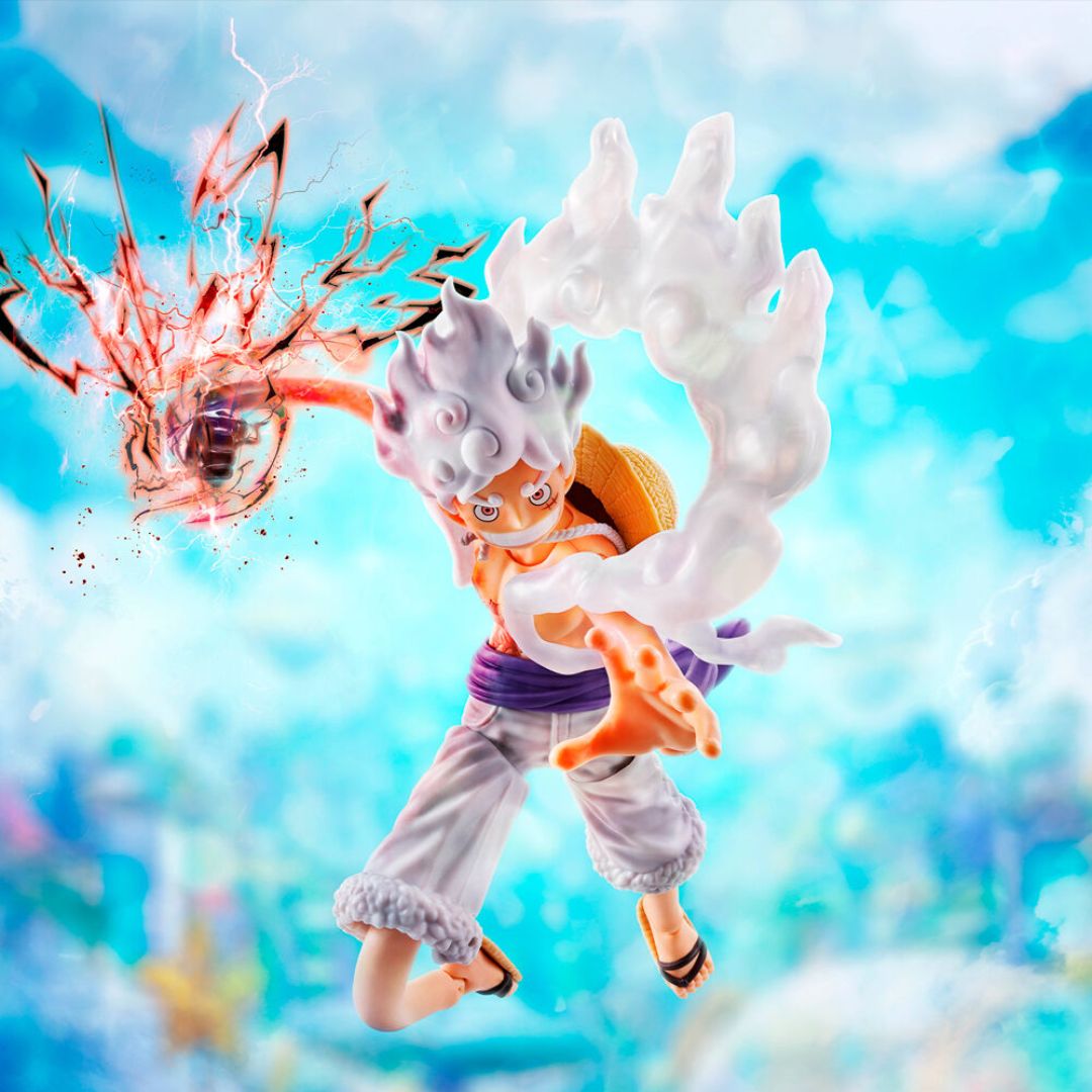 S.H.Figuarts Monkey.D.Luffy -Gear5 Future Island Egghead- By Tamashii Nations -Tamashii Nations - India - www.superherotoystore.com