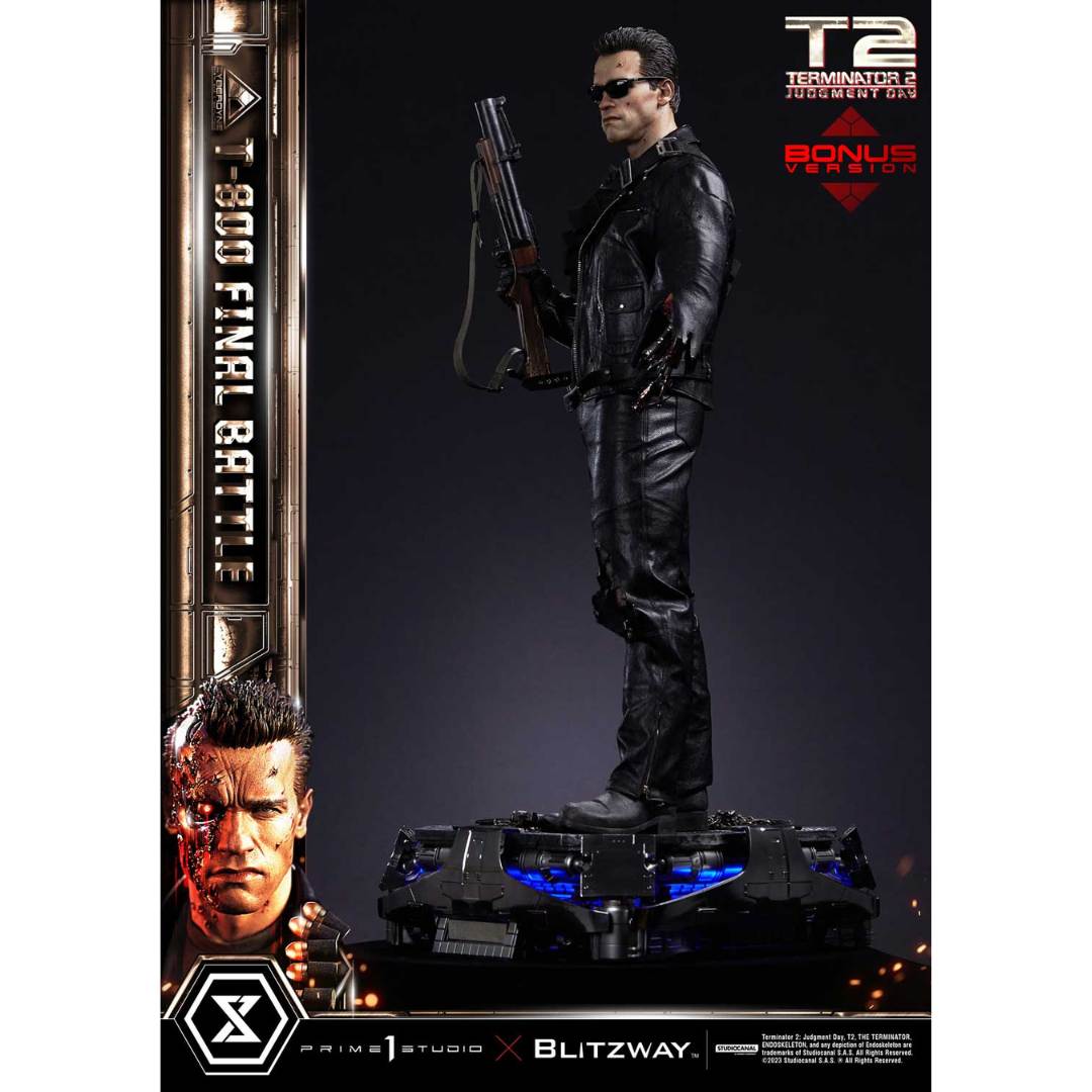 Terminator 2: Judgment Day T-800 Final Battle DX Bonus Version by Prime 1 Studios -Prime 1 Studio - India - www.superherotoystore.com