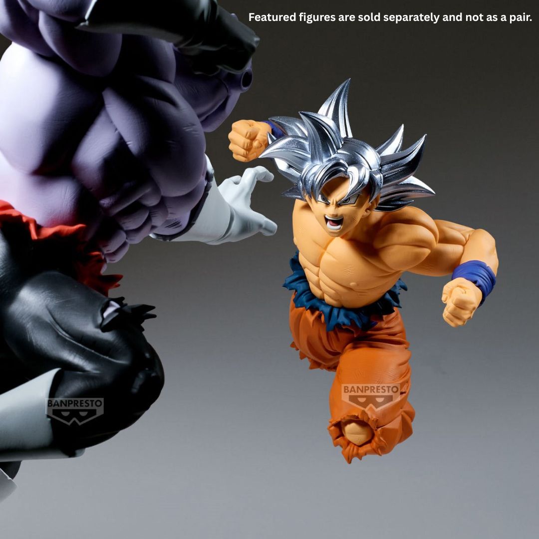 Dragon Ball Super Goku Ultra Instinct (Vs. Jiren) Match Makers Statue By Banpresto -Banpresto - India - www.superherotoystore.com