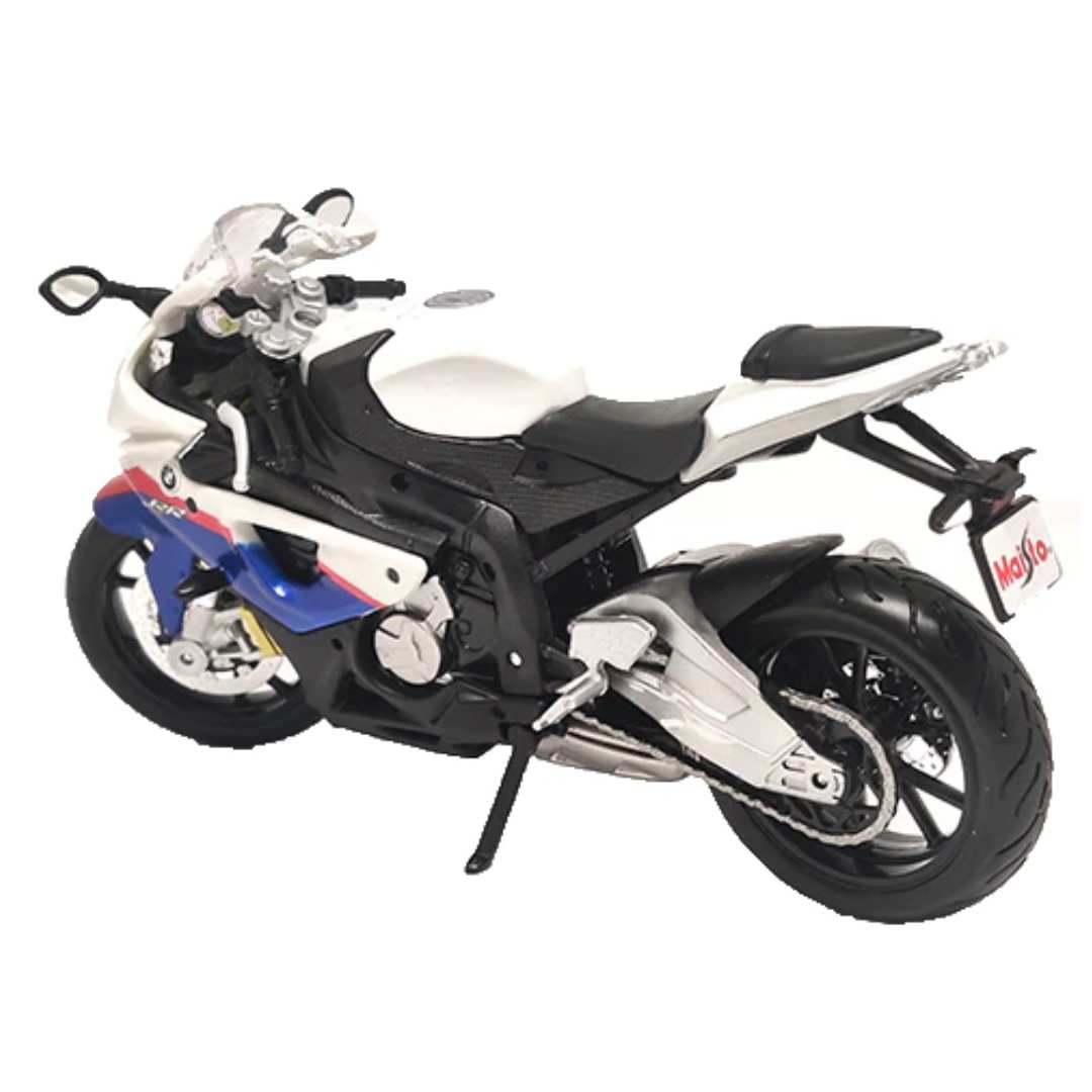 White BMW S 1000 RR Bike Die-cast Bike by Maisto -Maisto - India - www.superherotoystore.com