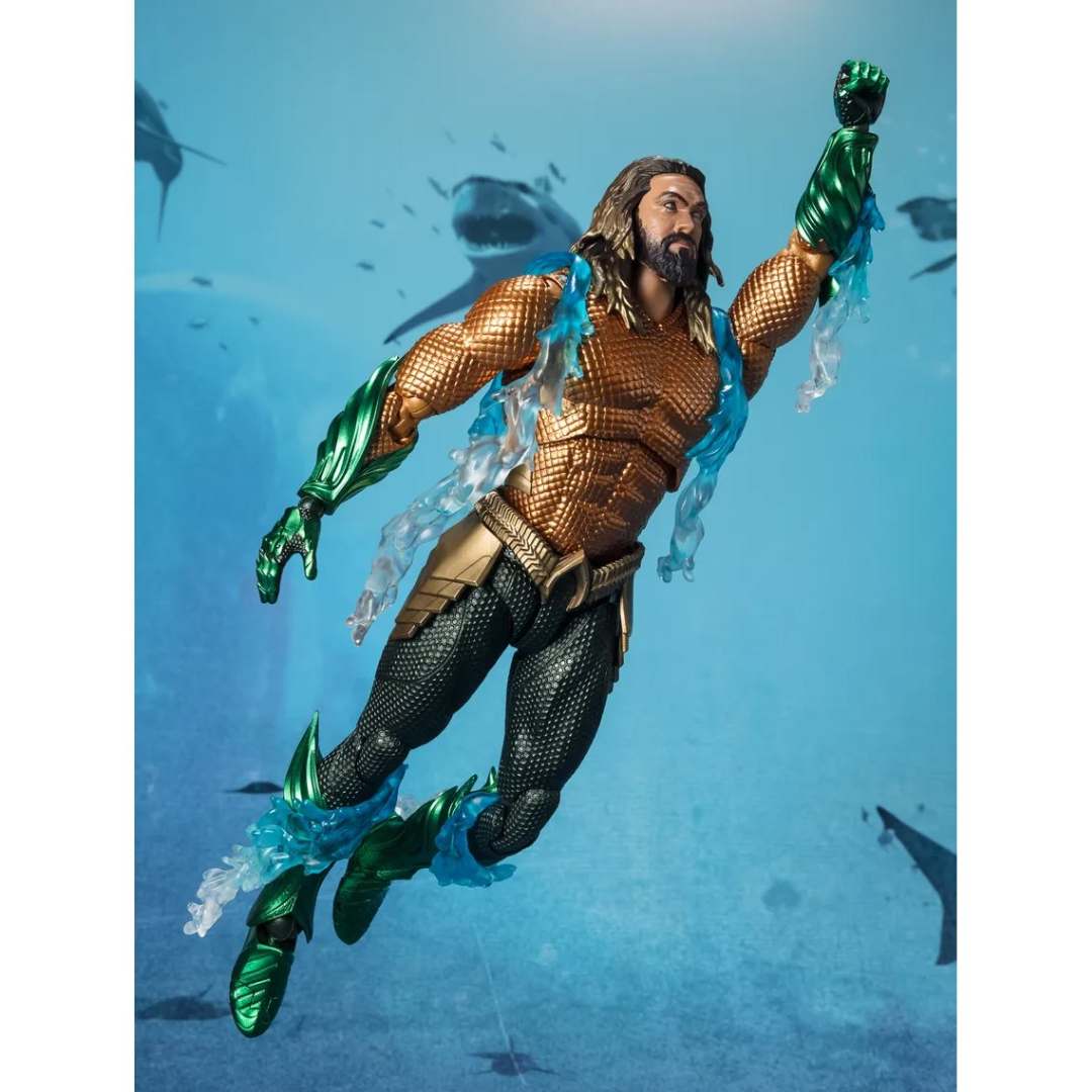 DC Comics Aquaman and the Lost Kingdom Aquaman S.H.Figuarts Figure by Bandai -Tamashii Nations - India - www.superherotoystore.com