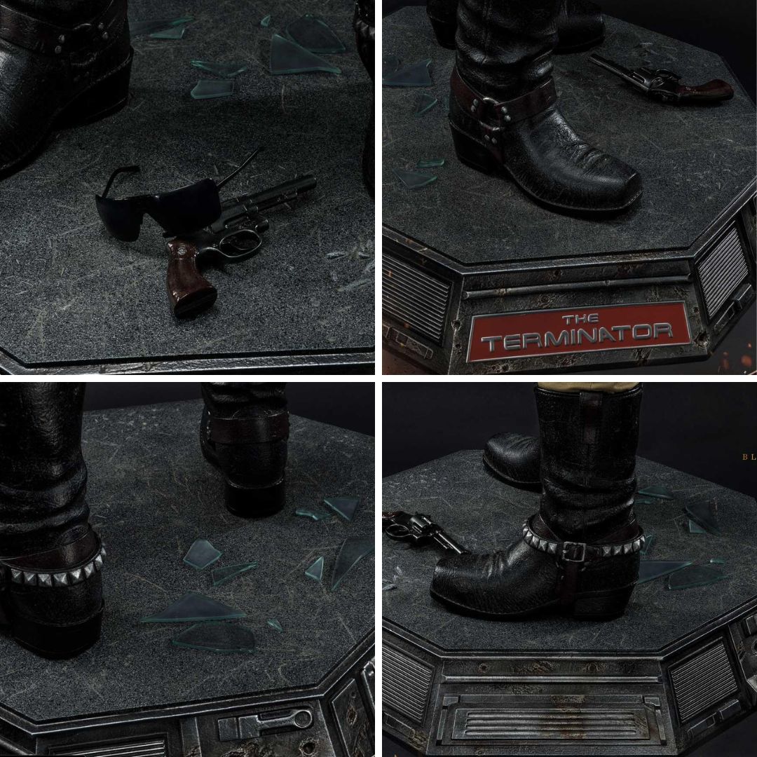 High Definition Museum Masterline Black Label The Terminator (Film) T-800 Terminator Deluxe Version Statue By Prime1 Studios