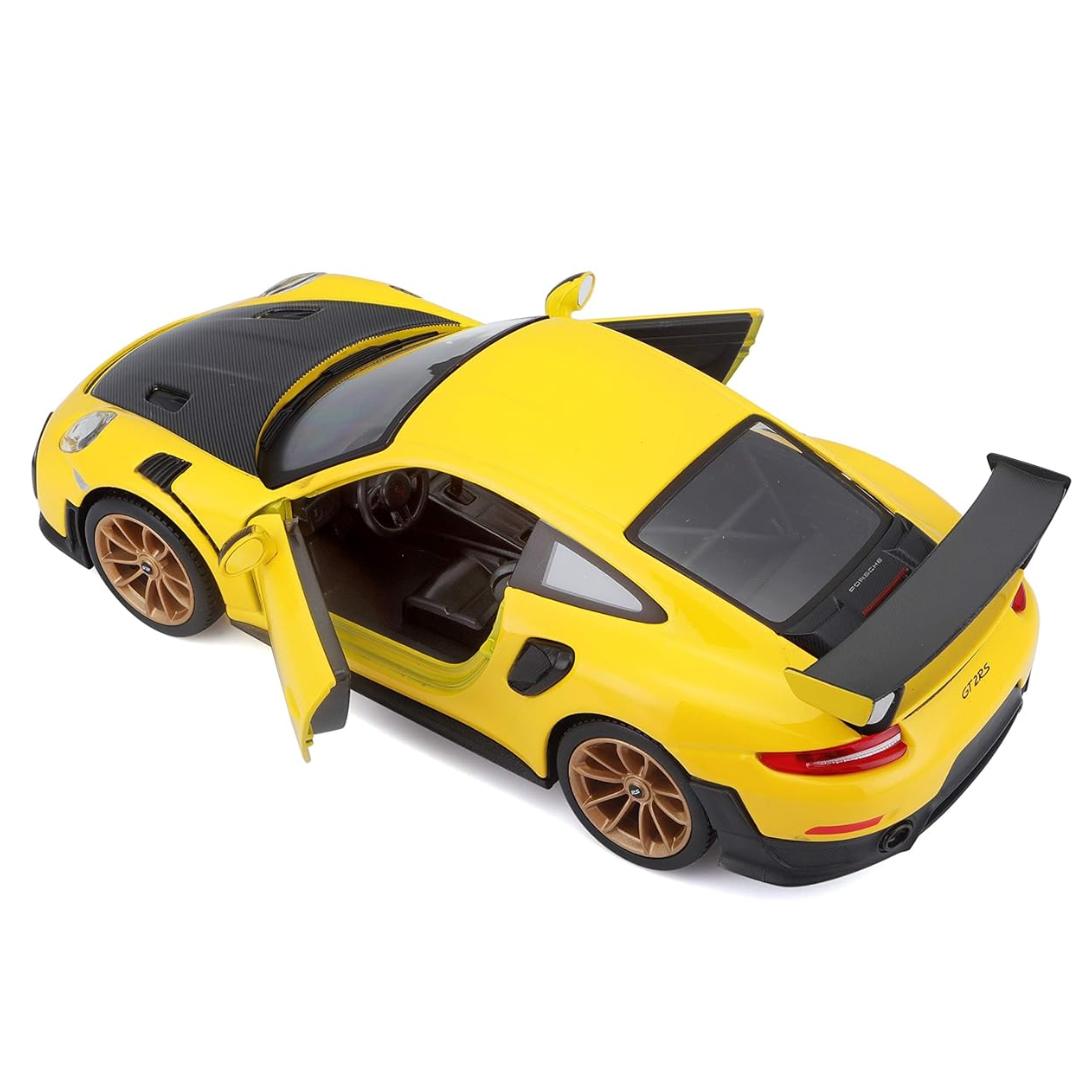 Yellow Porsche 911 GT2 RS 1:24 Scale Die-Cast Car by Maisto -Maisto - India - www.superherotoystore.com