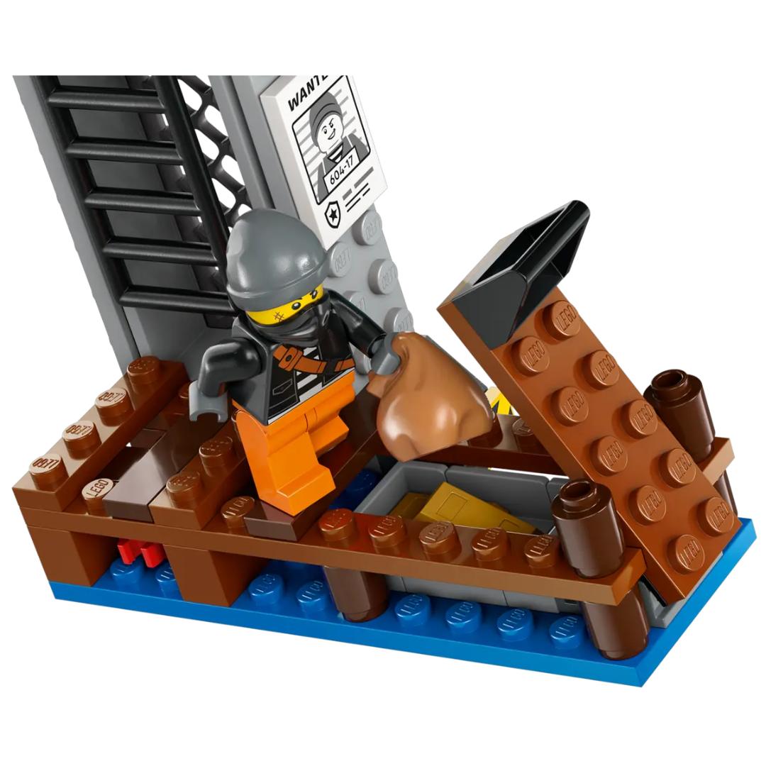 Lego City Police Speedboat and Crooks' Hideout -Lego - India - www.superherotoystore.com