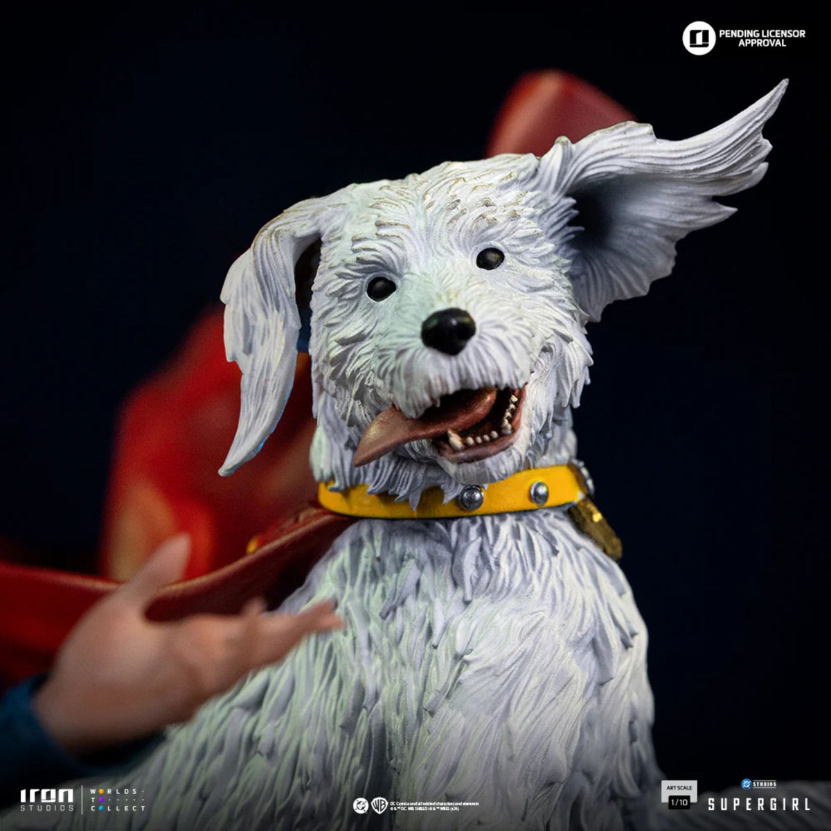 Supergirl Movie Supergirl & Krypto Statue By Iron Studios