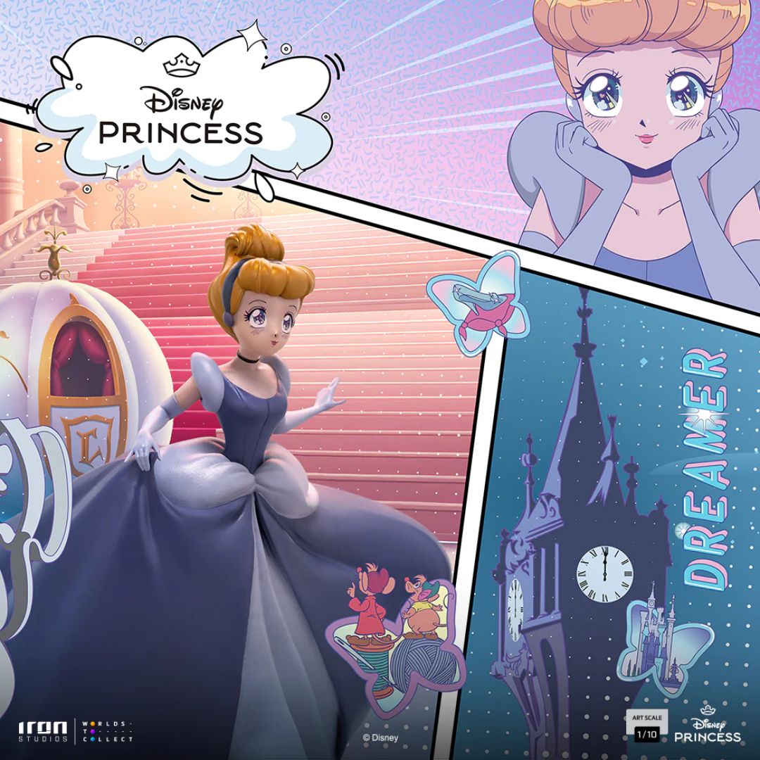 Cinderella – Disney Princess Statue by Iron Studios (Art Scale 1/10) -Iron Studios - India - www.superherotoystore.com