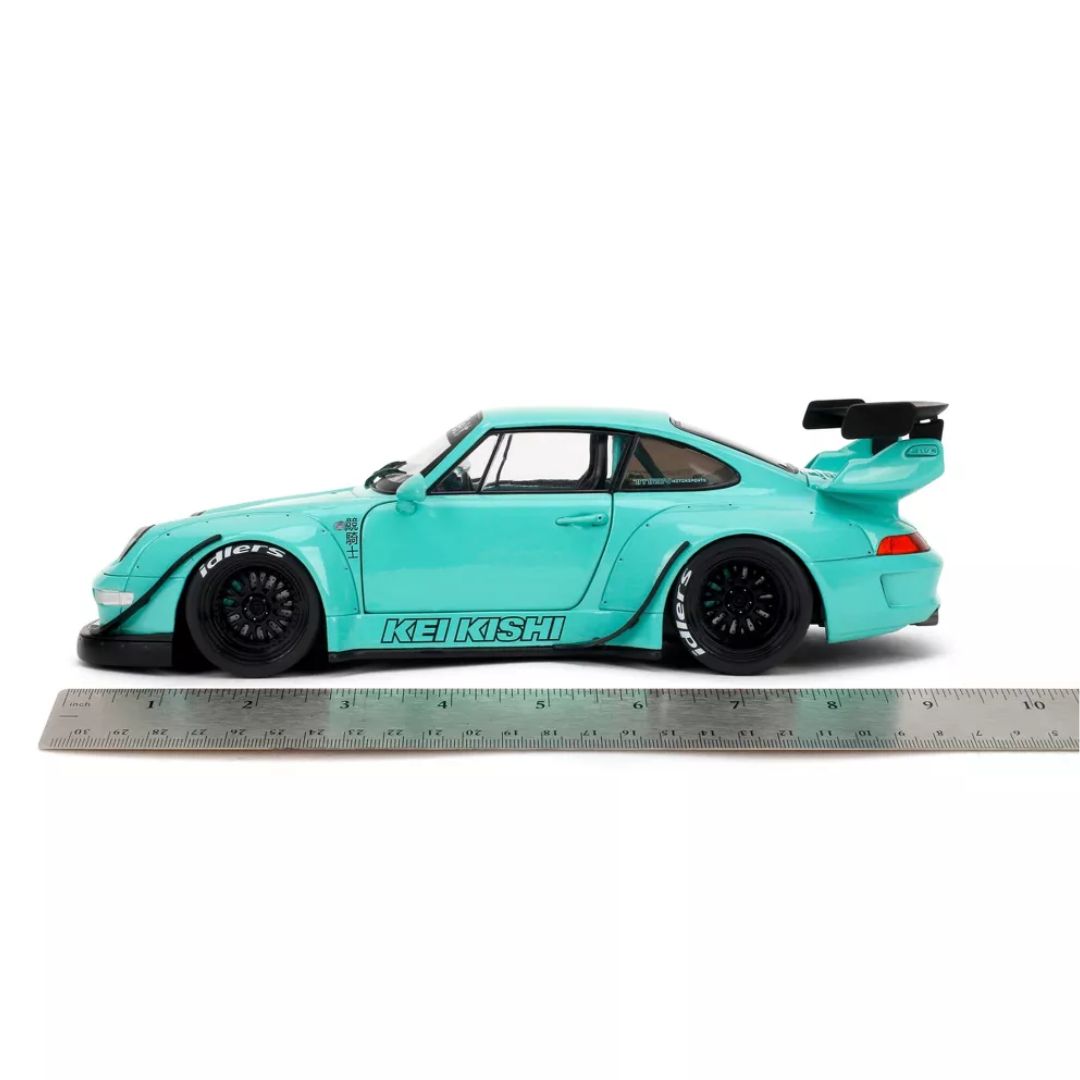 Mint Green Pink Slips - RWB Kei Kishi 1:18 Scale Die-Cast Car By Jada Toys -Jada Toys - India - www.superherotoystore.com