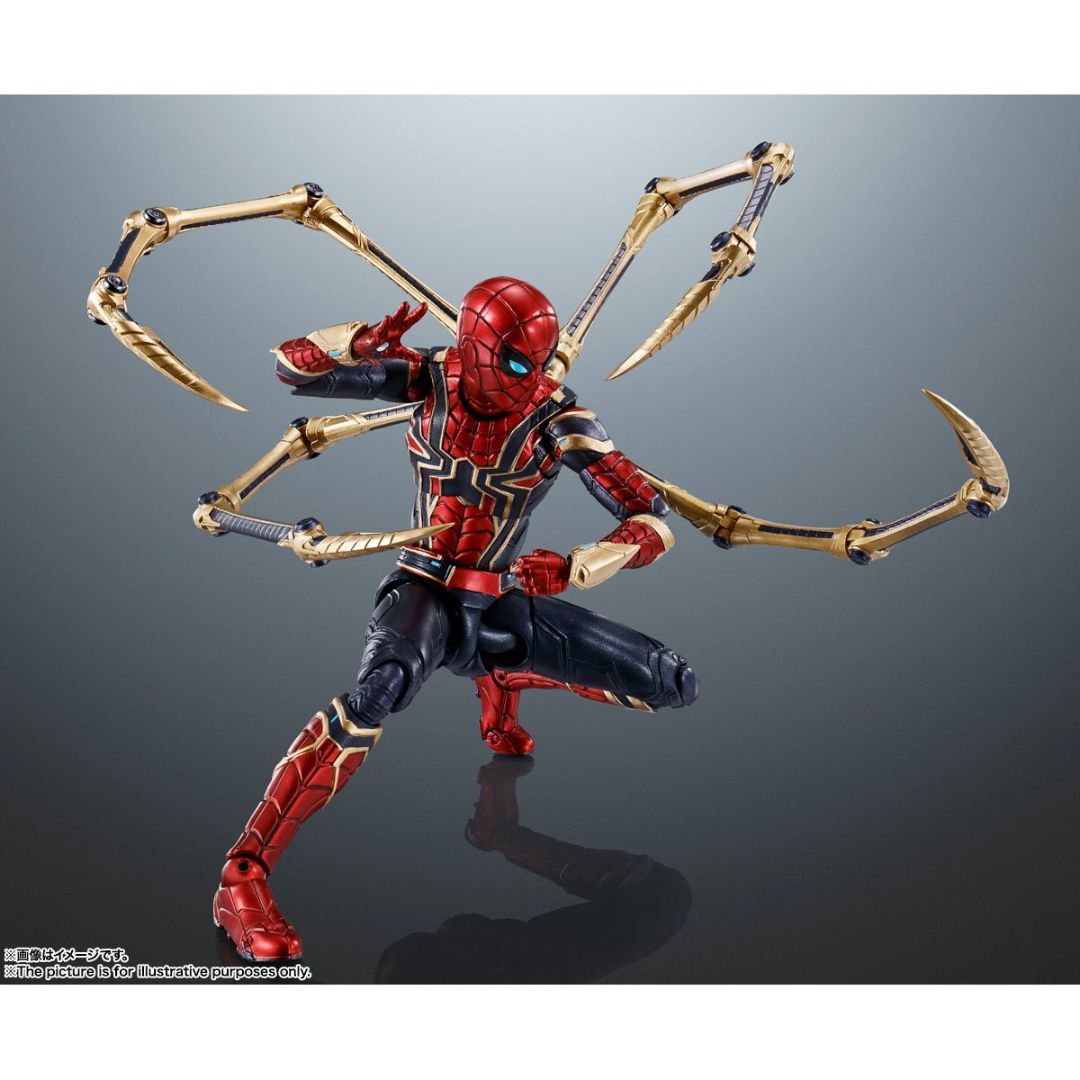 Spider-Man: No Way Home Iron Spider S.H. Figuarts Reissue By Tamashii Nations -Tamashii Nations - India - www.superherotoystore.com