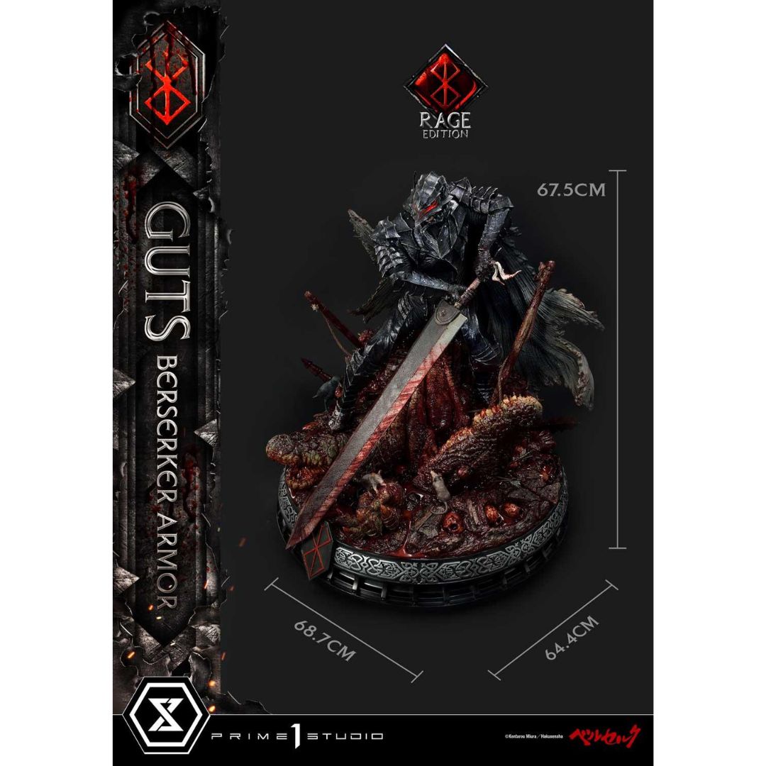 Berserk Guts, Berserker Armor Rage Edition Statue By Prime1 Studios