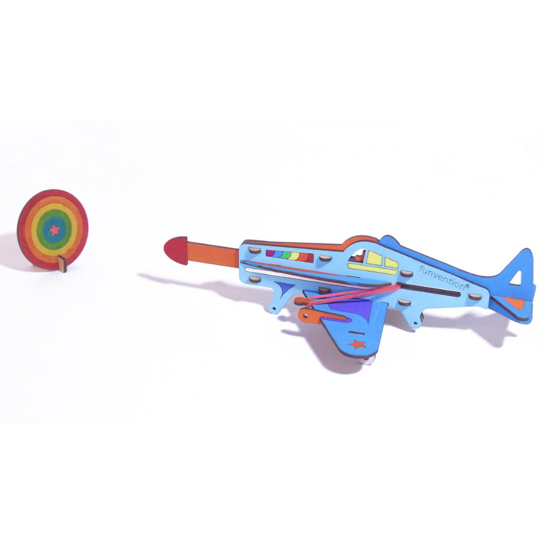 Shooter Plane - DIY Mechanical Model -Funvention - India - www.superherotoystore.com