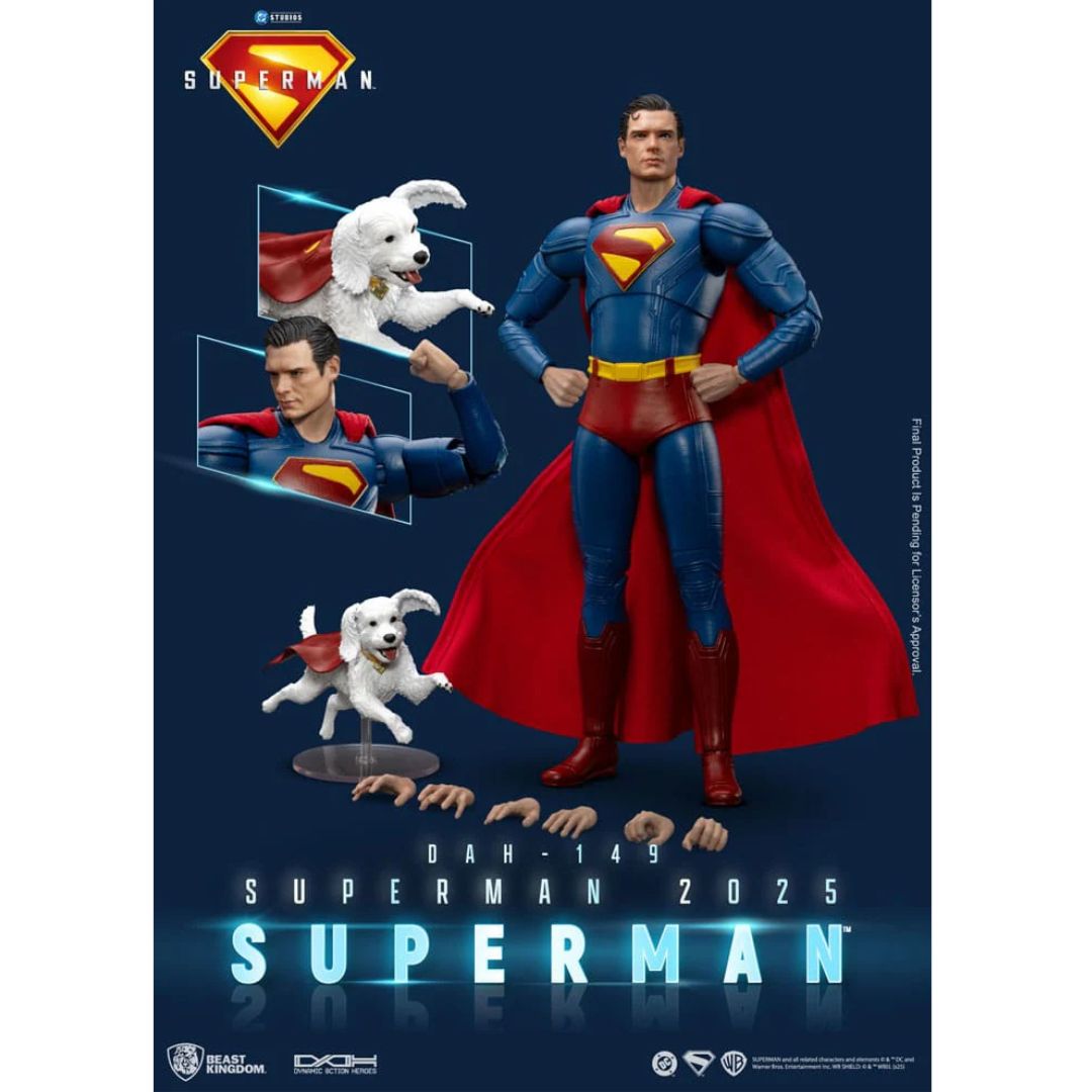 Superman 2025 Superman Dynamic 8-Ction Heroes Action Figure By Beast Kingdom -Beast Kingdom - India - www.superherotoystore.com