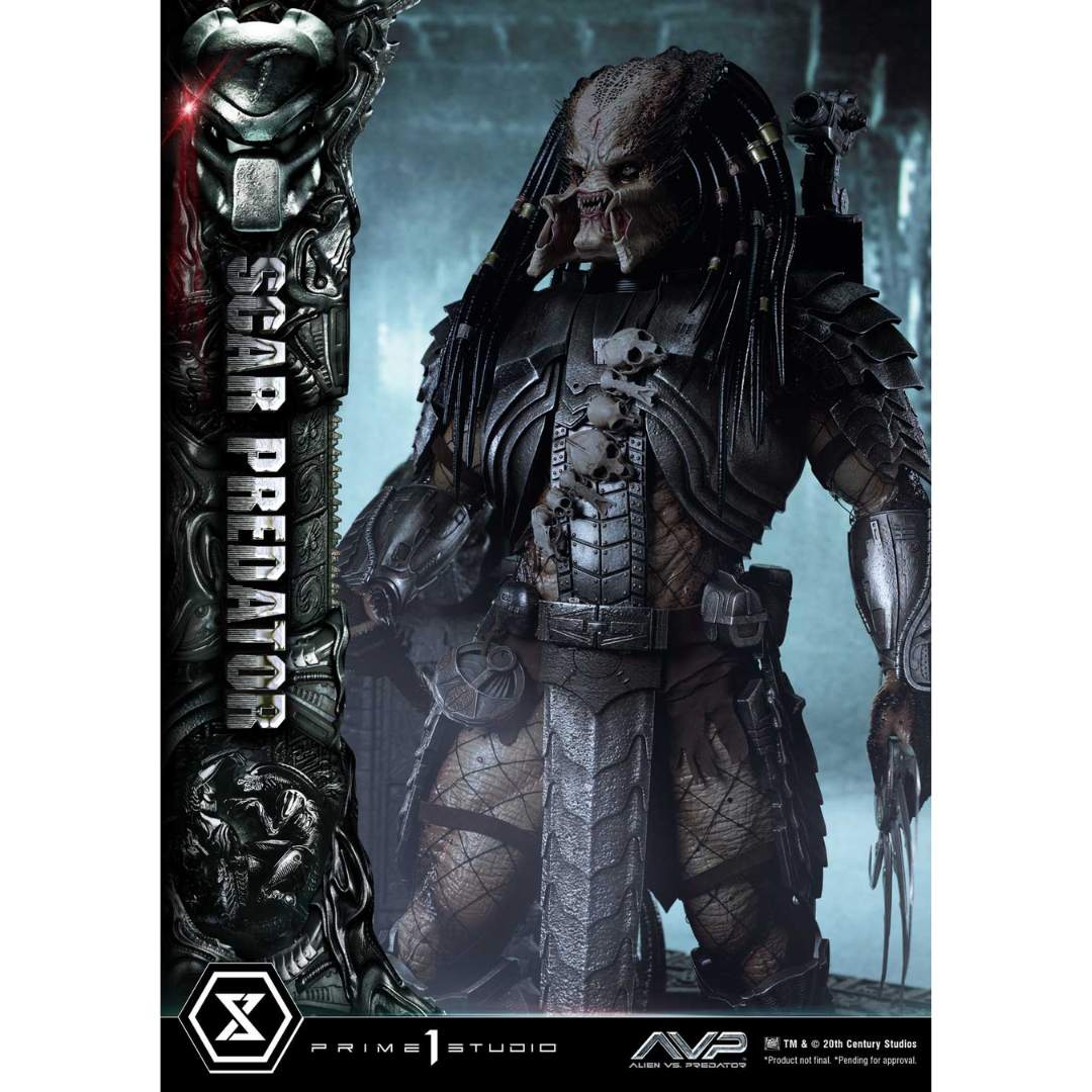 Alien vs.Predator Scar Predator Figure by Prime1 Studios -Prime 1 Studio - India - www.superherotoystore.com