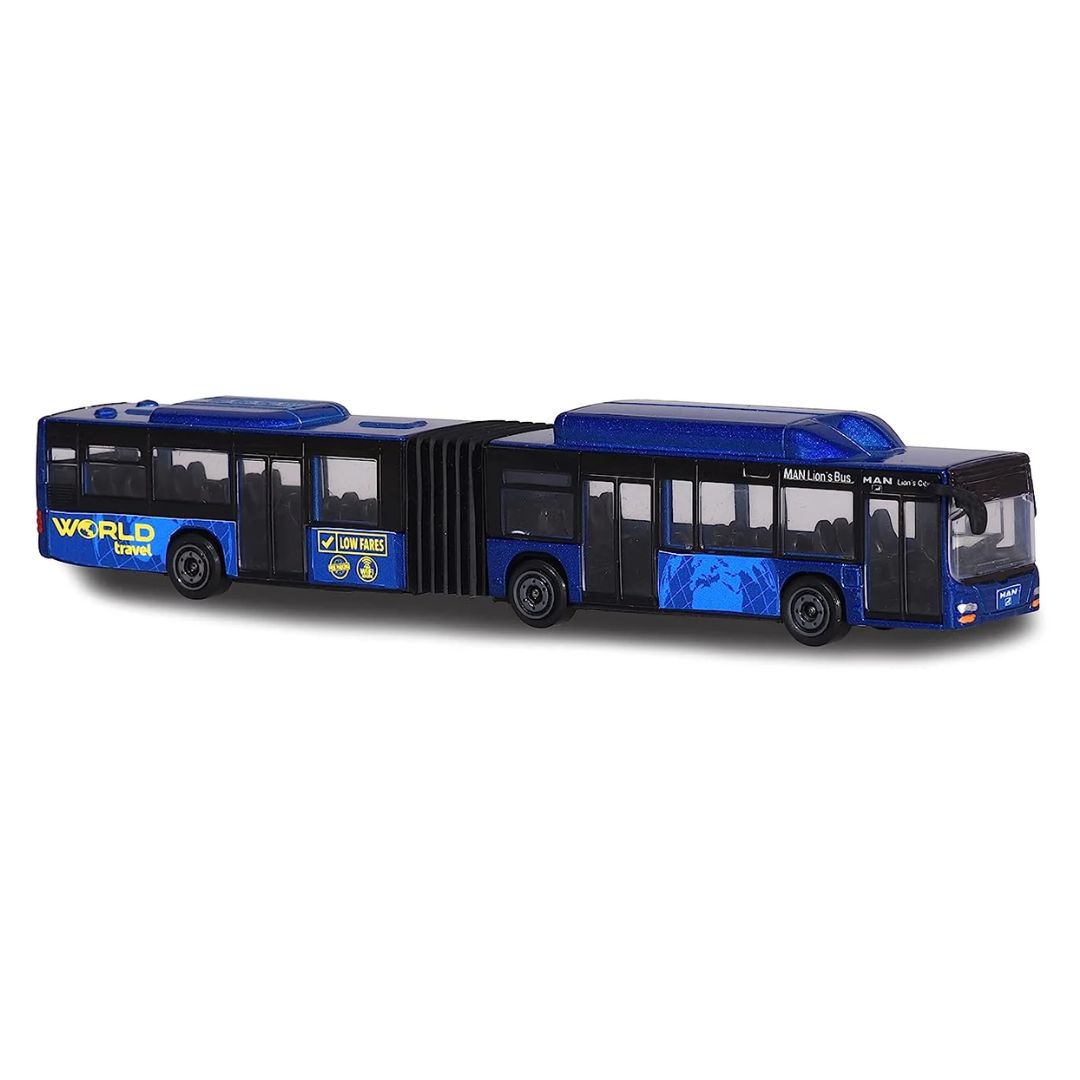 Man City Die-Cast Bus+Siemens Avenio 6 Diecast Tram Assortment  By Majorette By Majorette