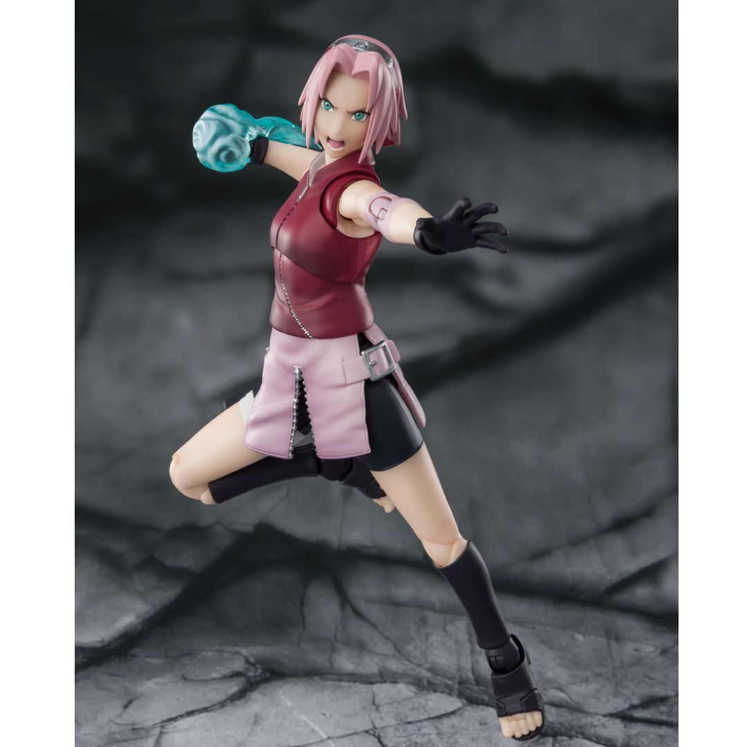 Naruto Sakura Haruno Inheritor Of Tsunade'S Indominable Will Reissue S.H.Figuarts by Tamashii Nations -Tamashii Nations - India - www.superherotoystore.com