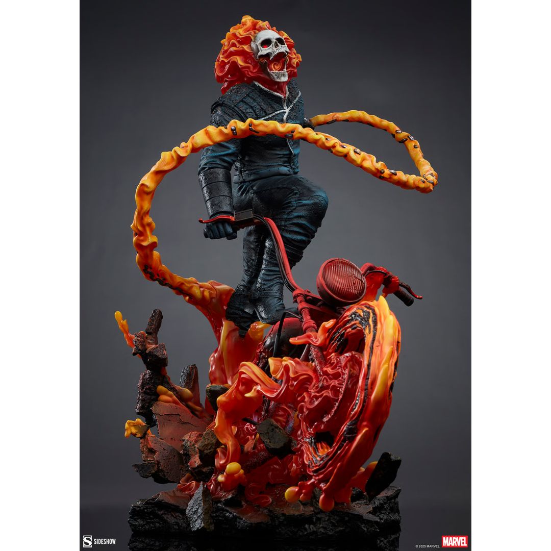 Ghost Rider (Classic Variant) Premium Format By Sideshow Collectibles -Sideshow Collectibles - India - www.superherotoystore.com