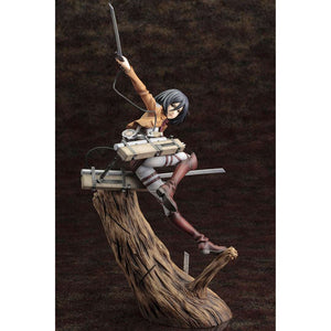 ATTACK ON TITAN ARTFX J MIKASA ACKERMAN RENEWAL PACKAGE VERSION BY KOTOBUKIYA -Kotobukiya - India - www.superherotoystore.com