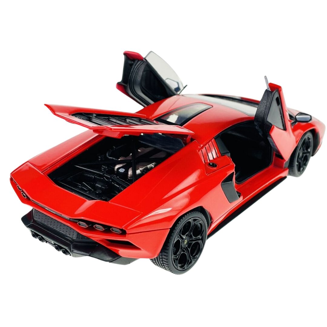 Red Lamborghini Countach LPI 800-4 1:24 Scale Die-Cast Car by Bburago -Bburago - India - www.superherotoystore.com