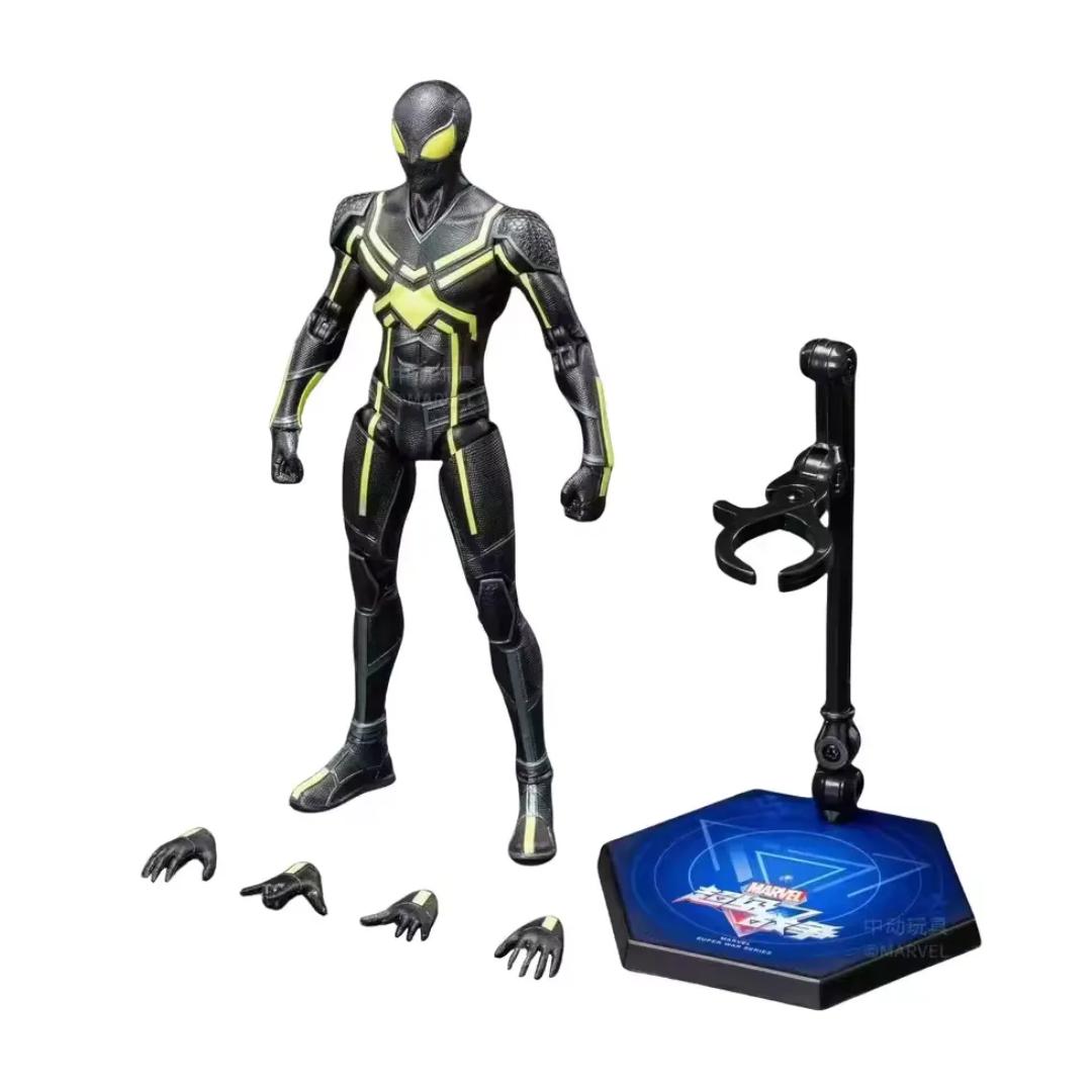 Spider-Man (Stleath Suit) Super Games Series Action Figure By Zd Toys