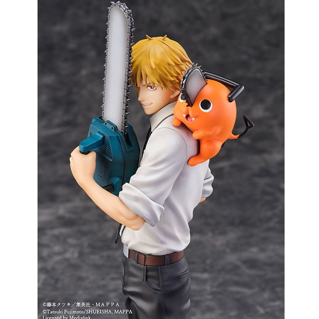 Chainsaw Man Denji and Pochita S-Fire 1:7 Scale Statue by Sega -SEGA Goods - India - www.superherotoystore.com