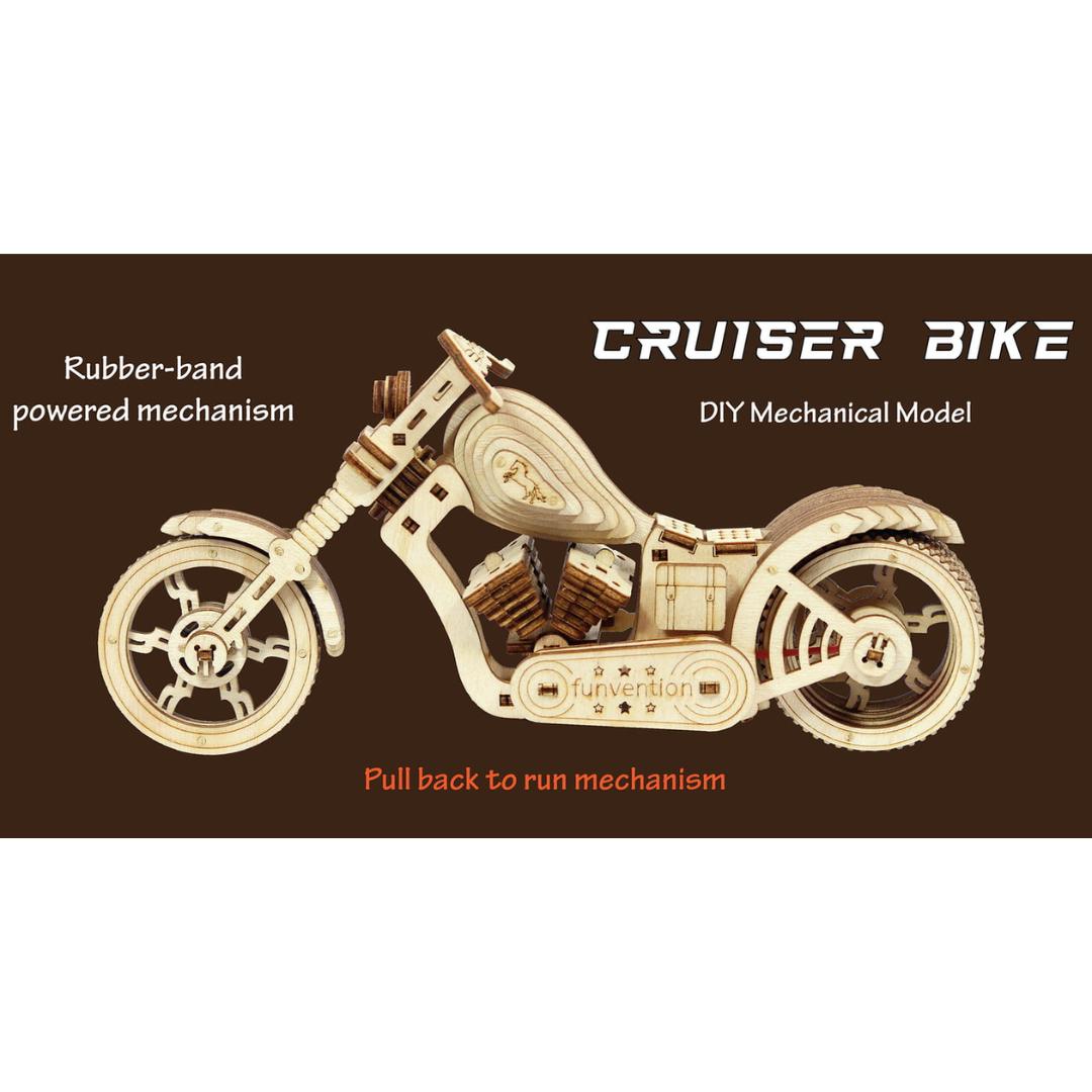 Cruiser Bike - DIY Mechanical Model (Prime Series) -Funvention - India - www.superherotoystore.com