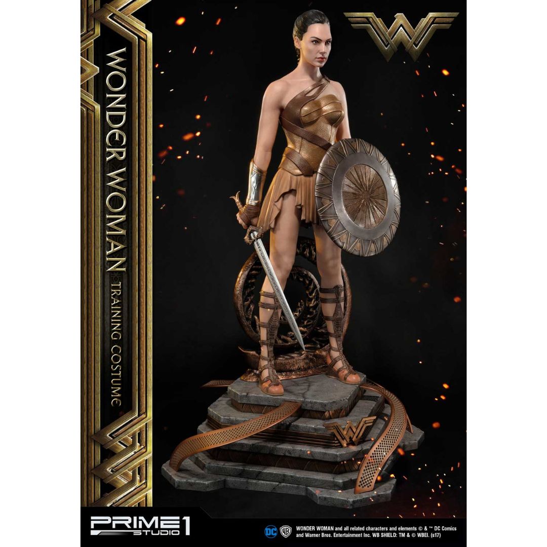 Wonder Woman (Film) Wonder Woman Training Costume Gold Version Statue By Prime1 Studios