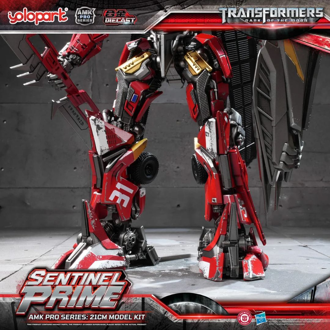 Transformers: Dark Of The Moon: Amk Pro Series Sentinel Prime Collection Edition Model Kit By Yolo Park