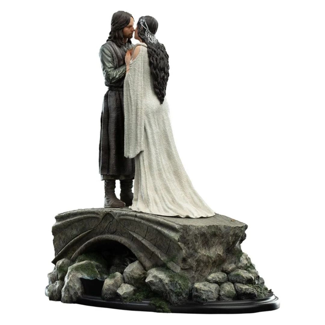 The Lord Of The Rings Trilogy Miniature Statue - Aragorn & Arwen By Weta Workshop