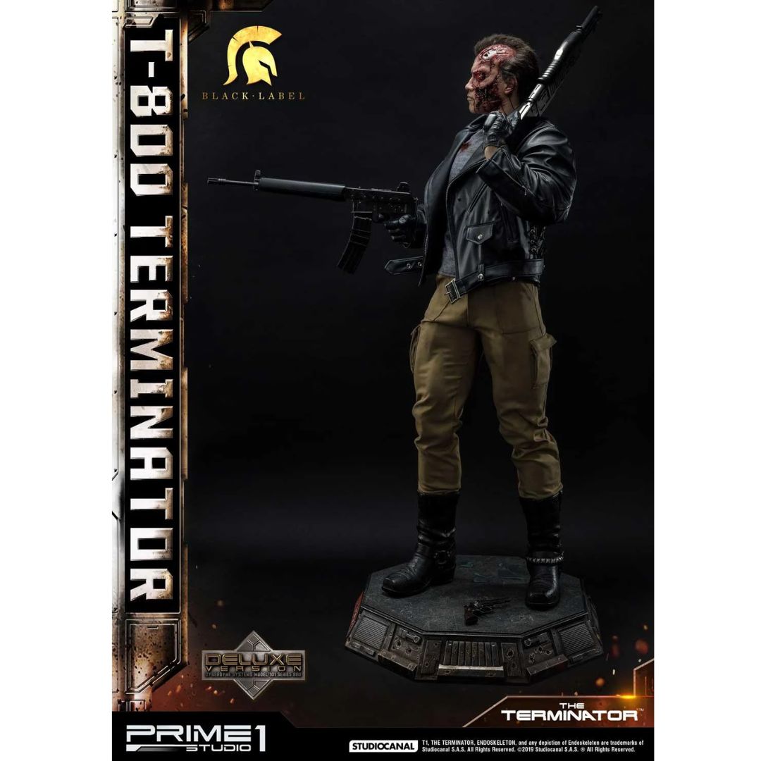 High Definition Museum Masterline Black Label The Terminator (Film) T-800 Terminator Deluxe Version Statue By Prime1 Studios