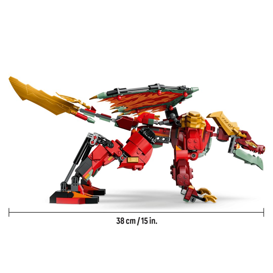 Ninjago Wyldfyre'S Transforming Dragon Mech By Lego