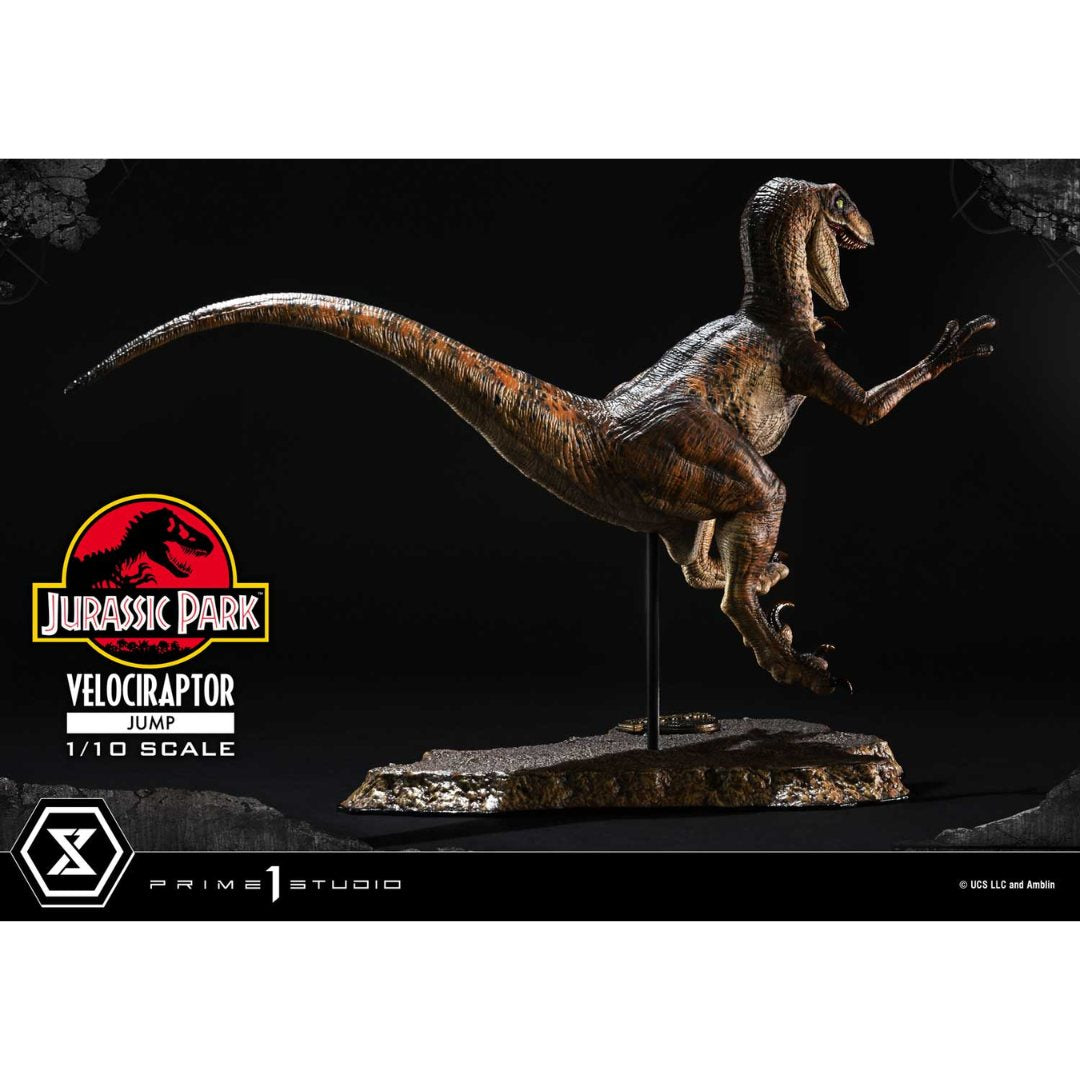 Jurassic Park (Film) Velociraptor Jump statue by Prime1 Studios -Prime 1 Studio - India - www.superherotoystore.com