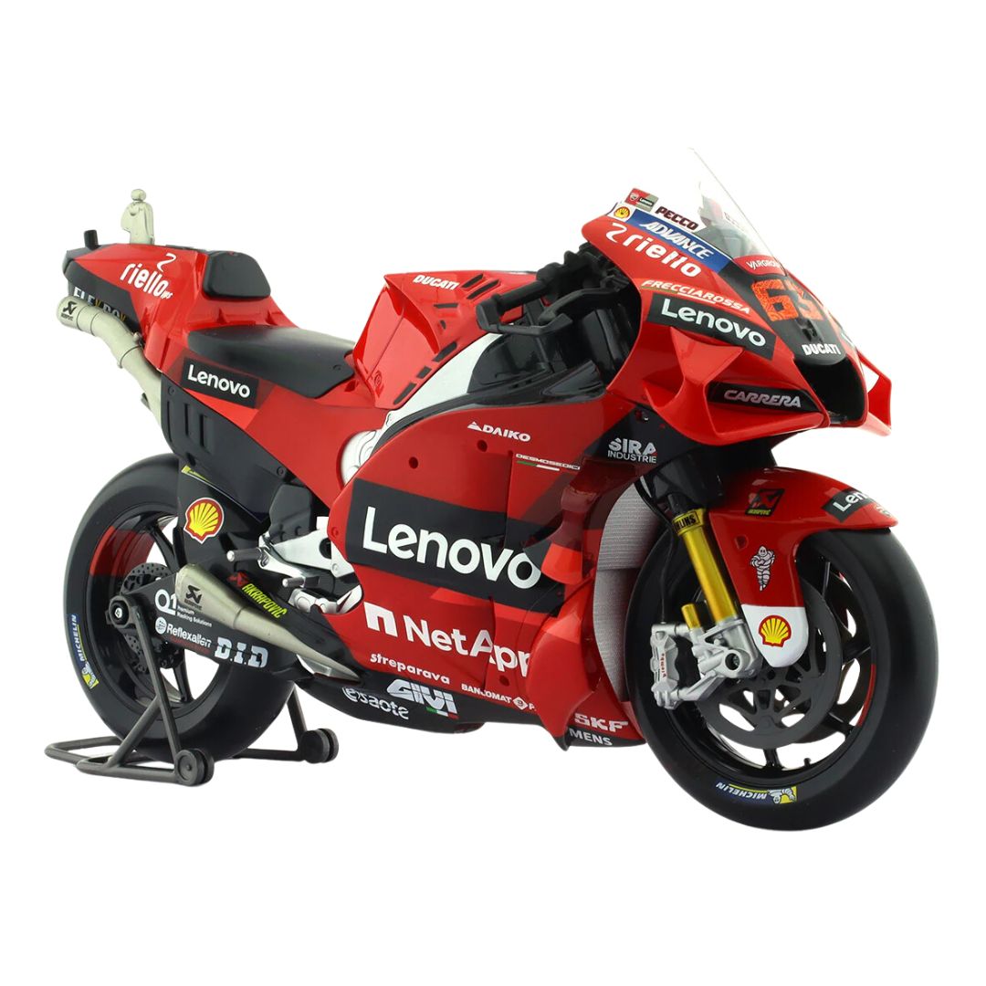 Ducati Lenovo team 2022 1:6 Scale Die-Cast bike by Bburago -Bburago - India - www.superherotoystore.com