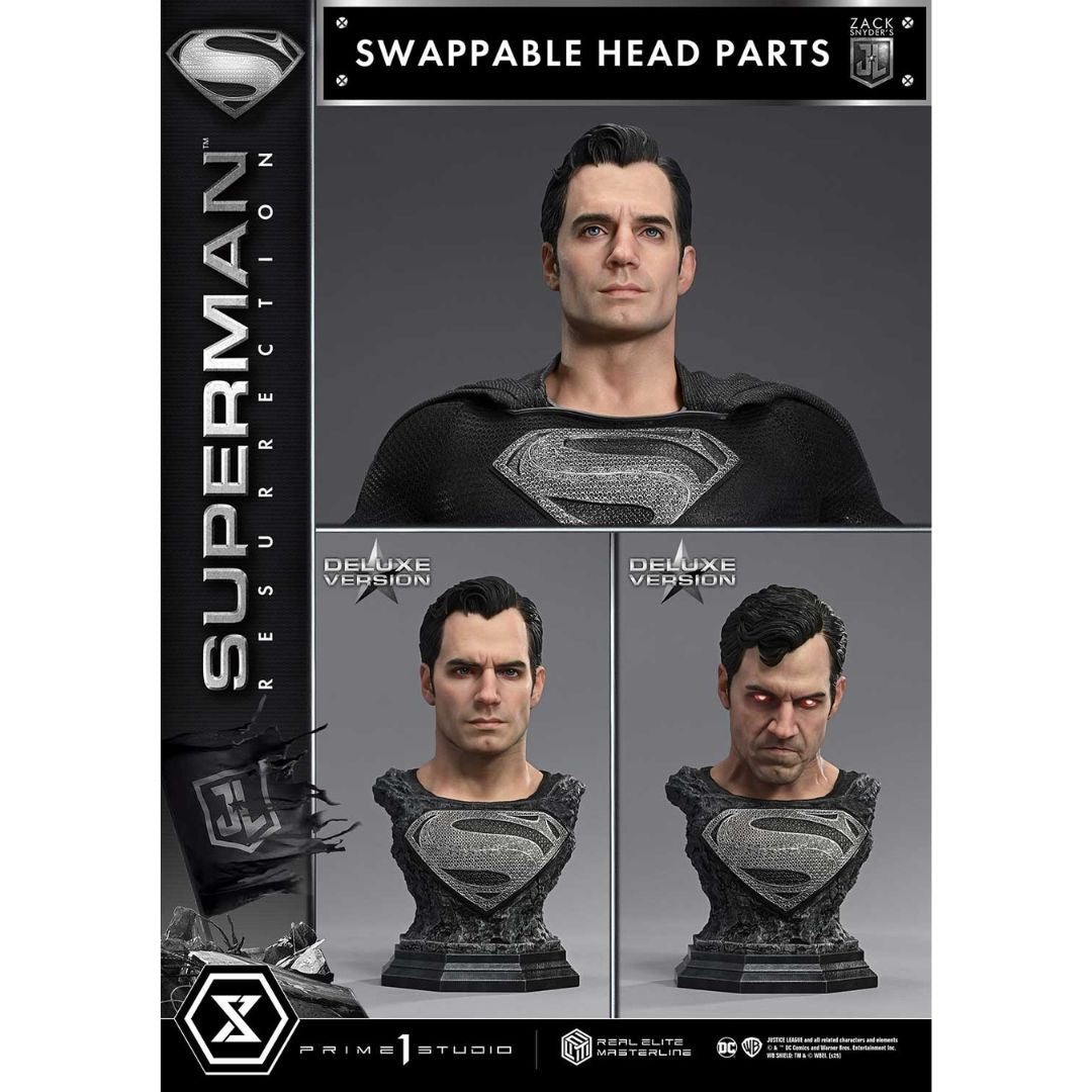 Justice League (Film) Superman "Resurrection" Zack Snyder'S Justice League Dx Bonus Version Statue By Prime1 Studios -Prime1 Studios - India - www.superherotoystore.com
