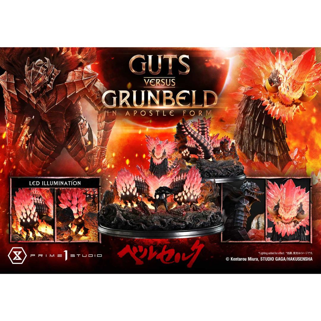 Berserk Guts Versus Grunbeld In Apostle Form Statue By Prime1 Studios -Prime 1 Studio - India - www.superherotoystore.com